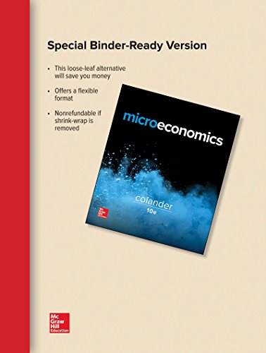 Stock image for Loose Leaf for Microeconomics for sale by BookHolders