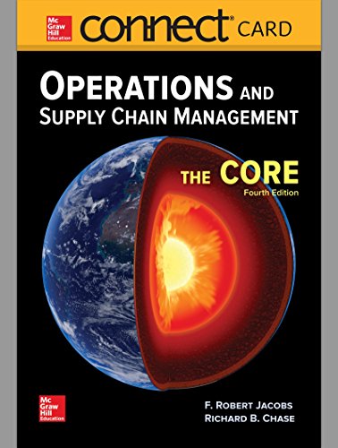 Stock image for Connect Access Card for Operations and Supply Chain Management: The Core for sale by Books Unplugged