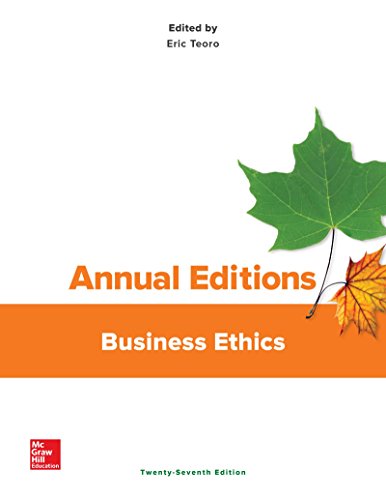 Stock image for Annual Editions: Business Ethics, 27/e for sale by Better World Books