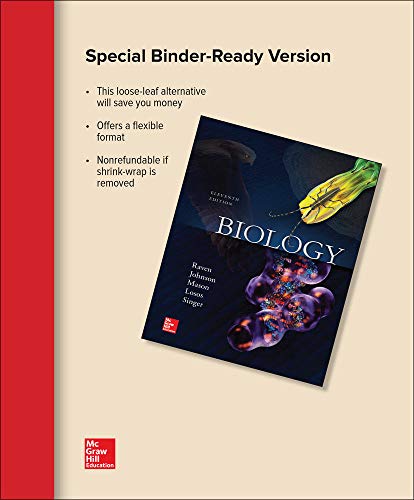Imagen de archivo de Loose Leaf for Biology a la venta por Better World Books