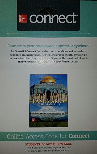 Stock image for Connect Access Card for Landmarks in Humanities for sale by Campus Bookstore