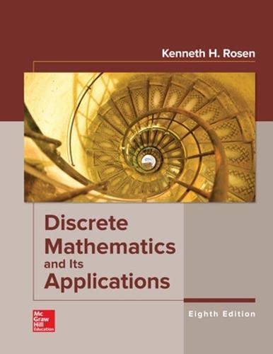 Beispielbild fr Discrete Mathematics and Its Applications zum Verkauf von BooksRun