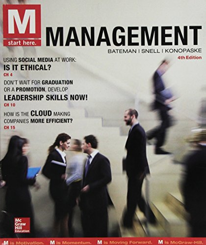 Stock image for M: Management with Connect for sale by Irish Booksellers