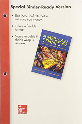 Imagen de archivo de Looseleaf for American Ethnicity a la venta por BombBooks