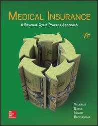 Beispielbild fr Medical Insurance: A Revenue Cycle Process Approach 7th Edition zum Verkauf von HPB-Red
