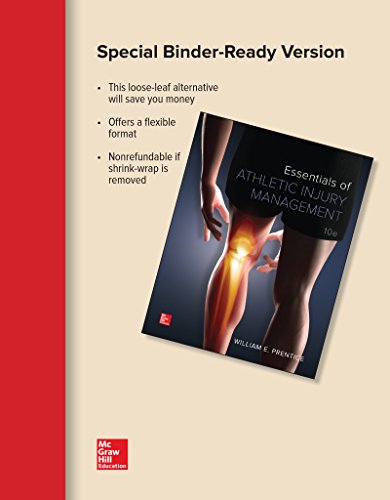 Imagen de archivo de Looseleaf for Essentials of Athletic Injury Management 10e a la venta por GoldenWavesOfBooks