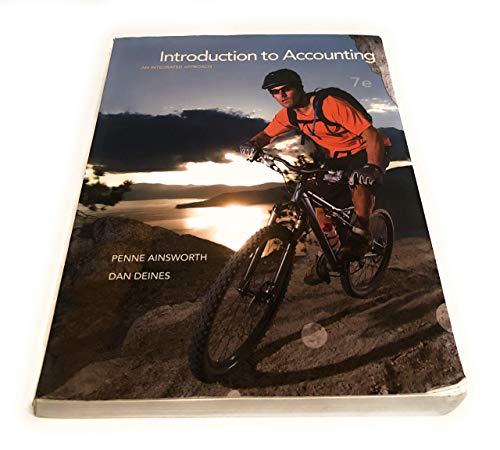 Imagen de archivo de Introduction to Accounting: An Integrated Approach, 7th Edition a la venta por HPB-Red