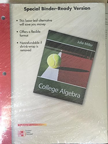 9781259696305: College Algebra Binder-Ready Version