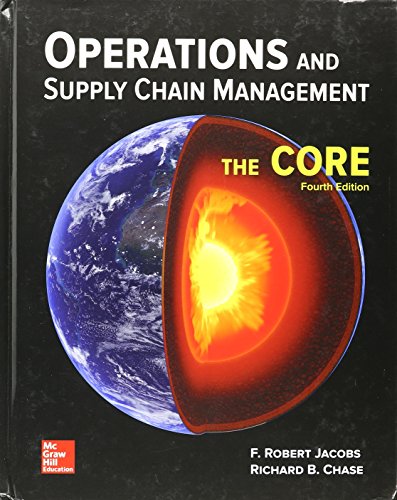 Stock image for Operations and Supply Chain Management: The Core with Connect for sale by HPB-Red