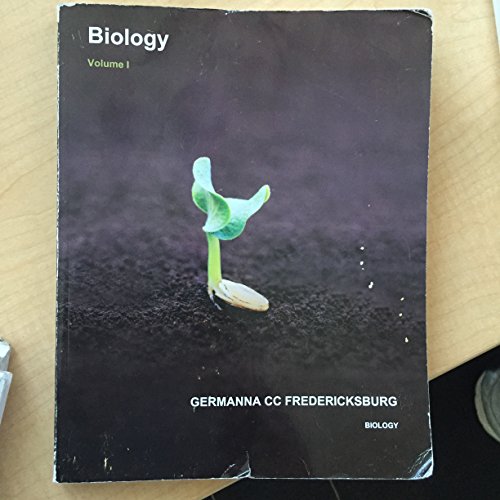 Imagen de archivo de Biology Volume I: Germanna CC Fredericksburg a la venta por BookHolders