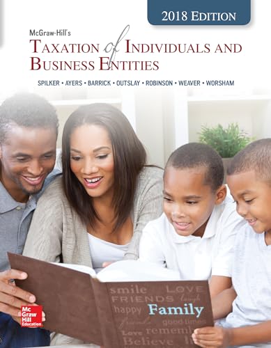 Imagen de archivo de McGraw-Hill's Taxation of Individuals and Business Entities 2018 Edition a la venta por Better World Books