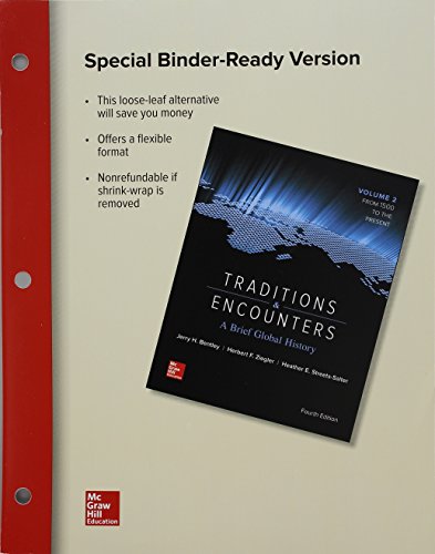 Beispielbild fr Looseleaf for Traditions & Encounters: A Brief Global History Volume 2 zum Verkauf von A Team Books