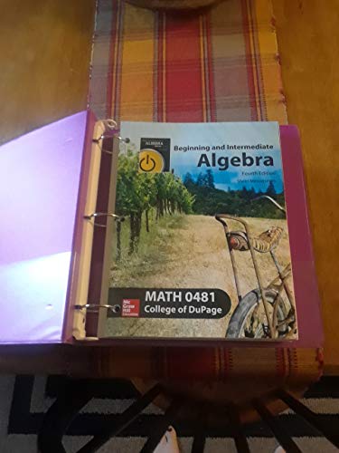 Stock image for Beginning and Intermediate Algebra Fourth Edition with Access Code for sale by SecondSale