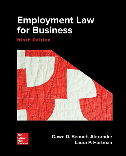 9781259722332: Employment Law for Business