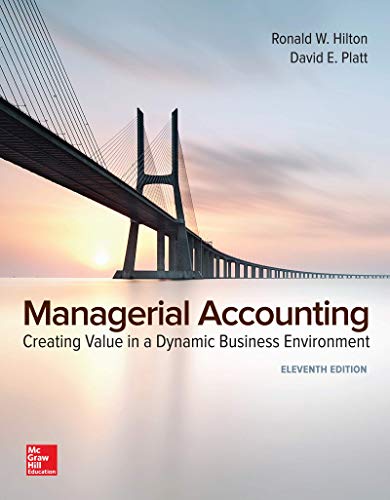 Beispielbild fr Loose-Leaf for Managerial Accounting: Creating Value in a Dynamic Business Environment zum Verkauf von HPB-Red