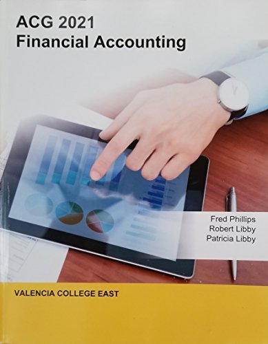 Beispielbild fr ACG 2021 Financial Accounting, Valencia College East zum Verkauf von HPB-Red