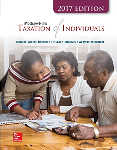 Beispielbild fr McGraw-Hill's Taxation of Individuals 2017 Edition, 8e zum Verkauf von HPB-Red