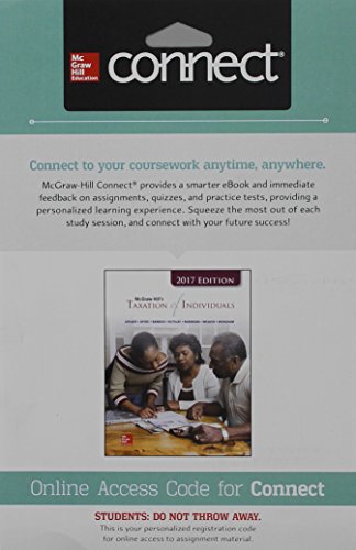 Beispielbild fr Connect 1- Semester Access Card for McGraw-Hill's Taxation of Individuals 2017 Edition, 8e zum Verkauf von Campus Bookstore
