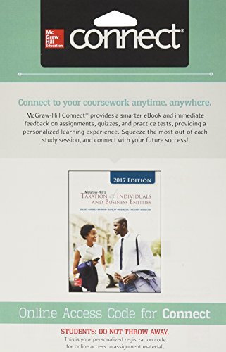 Beispielbild fr Connect 2-Semester Access Card for McGraw-Hill's Taxation of Individuals and Business Entities 2017 Edition, 8e zum Verkauf von SecondSale