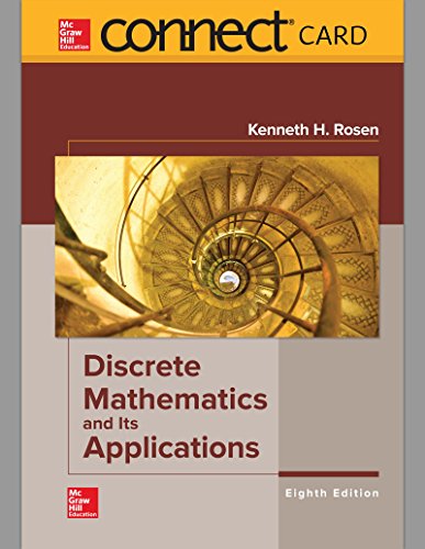 Beispielbild fr Connect Access Card for Discrete Mathematics and Its Applications [Printed Access Code] Rosen, Kenneth zum Verkauf von Bookseller909