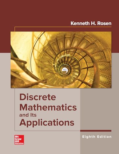 Beispielbild fr Loose Leaf for Discrete Mathematics and Its Applications zum Verkauf von Buchpark