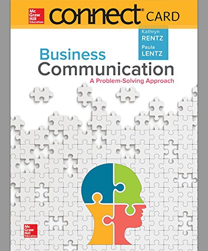 Beispielbild fr Connect 1-Semester Access Card for Business Communication zum Verkauf von BooksRun
