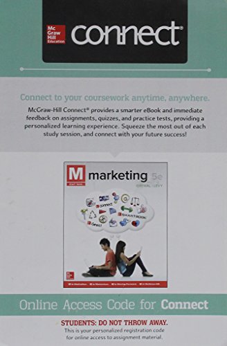 Imagen de archivo de Connect 1-Semester Access Card for M: Marketing a la venta por BooksRun