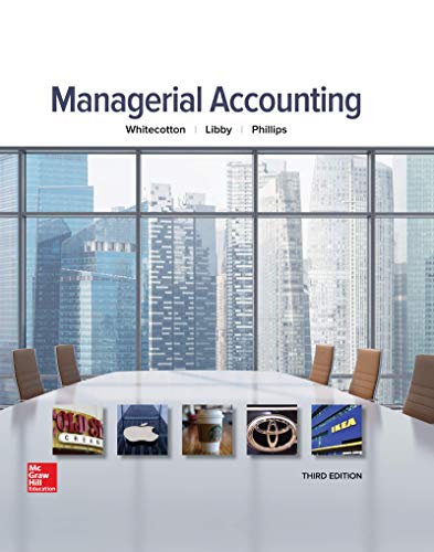 Imagen de archivo de Loose-Leaf for Managerial Accounting a la venta por Better World Books