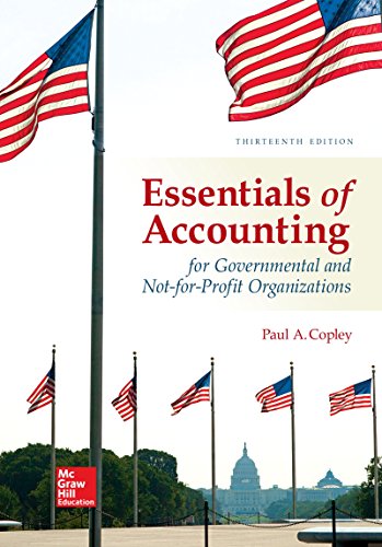 Stock image for Essentials of Accounting for Governmental and Not-for-Profit Organizations for sale by One Planet Books