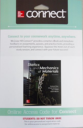 Stock image for Connect Access Code for Statics and Mechanics of Materials for sale by SecondSale