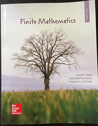 Stock image for FINITE MATHEMATICS >CUSTOM< for sale by BooksRun