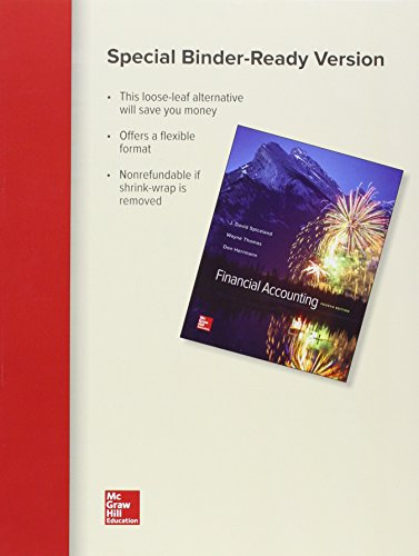 Beispielbild fr Loose Leaf for Financial Accounting with Connect Access Card zum Verkauf von HPB-Red