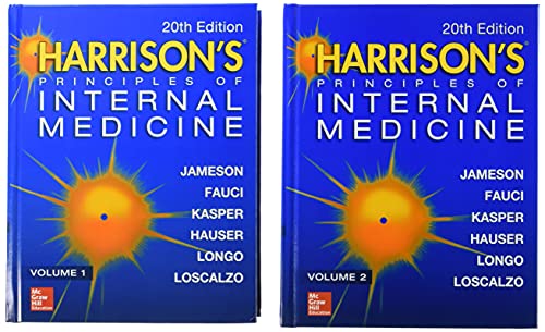 Imagen de archivo de Harrison's Principles of Internal Medicine, Twentieth Edition (Vol.1 & Vol.2) 20th Edition: - Volume I & Volume II a la venta por Mispah books