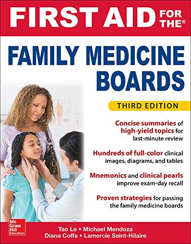 9781259835018: First Aid for the Family Medicine Boards, Third Edition