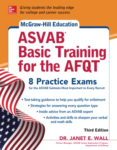 Imagen de archivo de McGraw-Hill Education ASVAB Basic Training for the AFQT, Third Edition a la venta por GF Books, Inc.