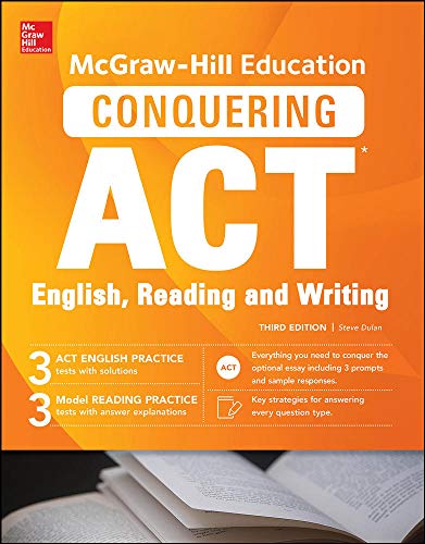 Beispielbild fr McGraw-Hill Education Conquering ACT English Reading and Writing, Third Edition zum Verkauf von BooksRun