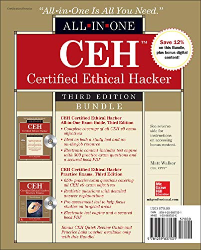 Stock image for CEH Certified Ethical Hacker Bundle, Third Edition (All-in-One) for sale by Byrd Books