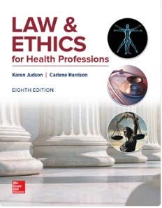 9781259844713: Law & Ethics for Health Professions