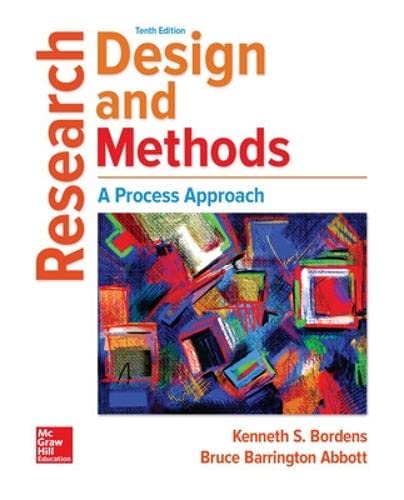Beispielbild fr Research Design and Methods: A Process Approach zum Verkauf von One Planet Books