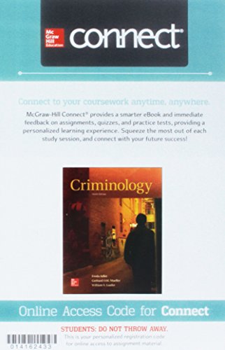 Beispielbild fr Connect Access Card for Criminology zum Verkauf von Campus Bookstore