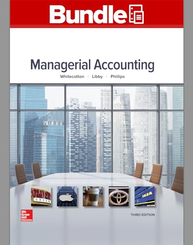 Stock image for GEN COMBO LOOSE LEAF FOR MANAGERIAL ACCOUNTING; CONNECT ACCESS CARD for sale by GoldBooks