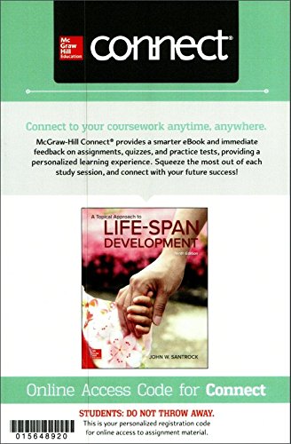 Imagen de archivo de Connect Access Card for A Topical Approach to Lifespan Development a la venta por SecondSale