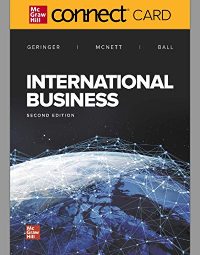 Imagen de archivo de Connect Access Card for International Business a la venta por Facetextbooks