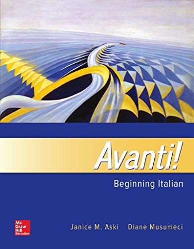 Stock image for Avanti!: Beginning Italian for sale by Revaluation Books