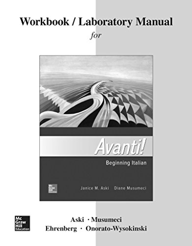 Stock image for Workbook/Laboratory Manual for Avanti! for sale by HPB-Red