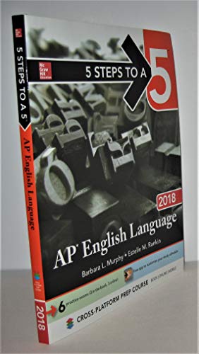 Stock image for 5 Steps to a 5: AP English Language 2018 for sale by Better World Books