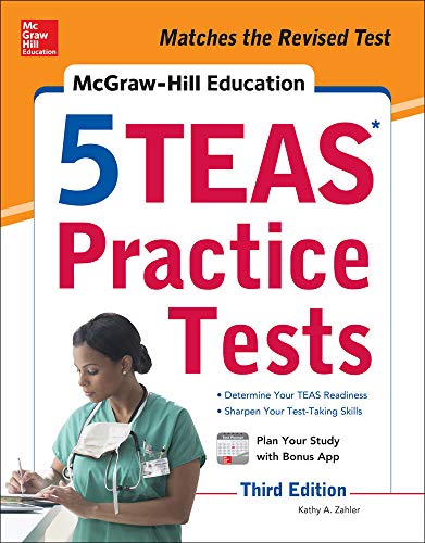 Beispielbild fr McGraw-Hill Education 5 TEAS Practice Tests, Third Edition zum Verkauf von Better World Books