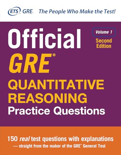 Stock image for Official GRE Quantitative Reasoning Practice Questions, Second Edition, Volume 1 for sale by SecondSale