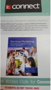 Stock image for Services Marketing:Integrating Customer Focus Across the Firm (Connect Access Card) for sale by BookHolders