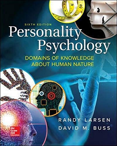 Beispielbild fr Personality Psychology: Domains of Knowledge About Human Nature zum Verkauf von BooksRun